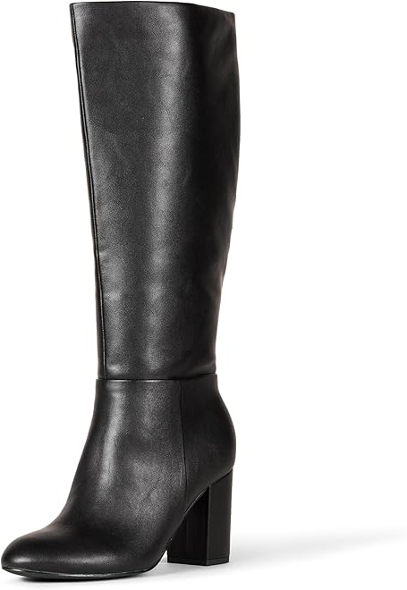 Women's Tall Boots with Chunky Block Heel