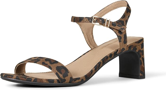 Women's Ankle Strap Low Heel Sandals