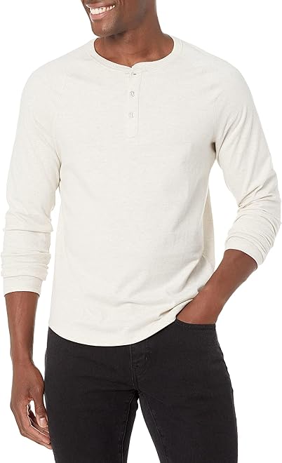 Men's Long-Sleeve Henley Shirt