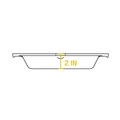 Cast Iron Dual-Handle Pan